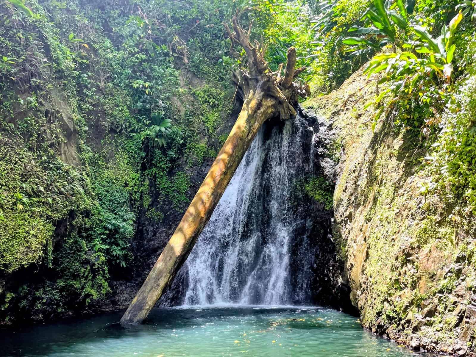 Seven Sisters Waterfall in Grand Étang National Park, Grenada